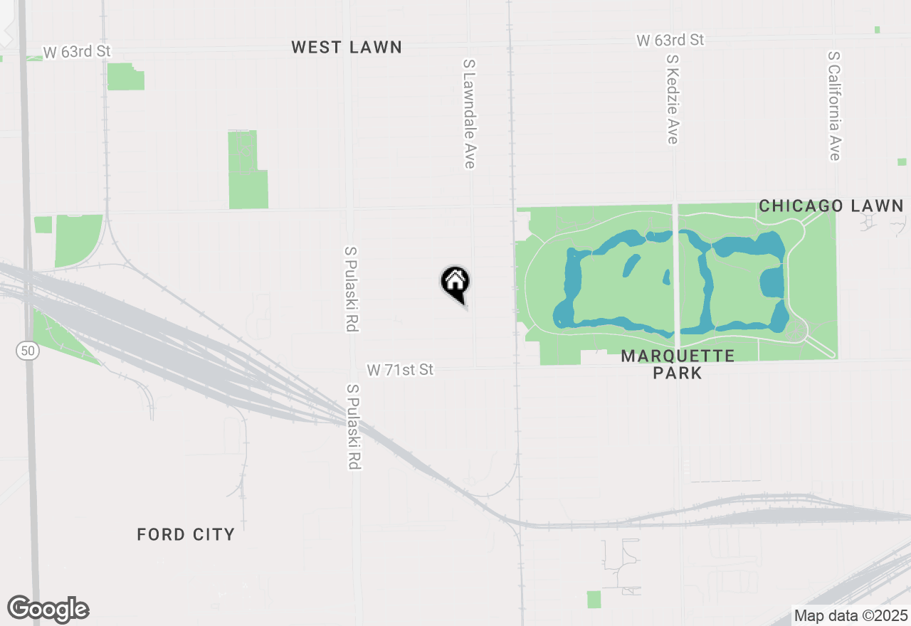 Map of 3725 W 69th Place, Chicago, IL 60629