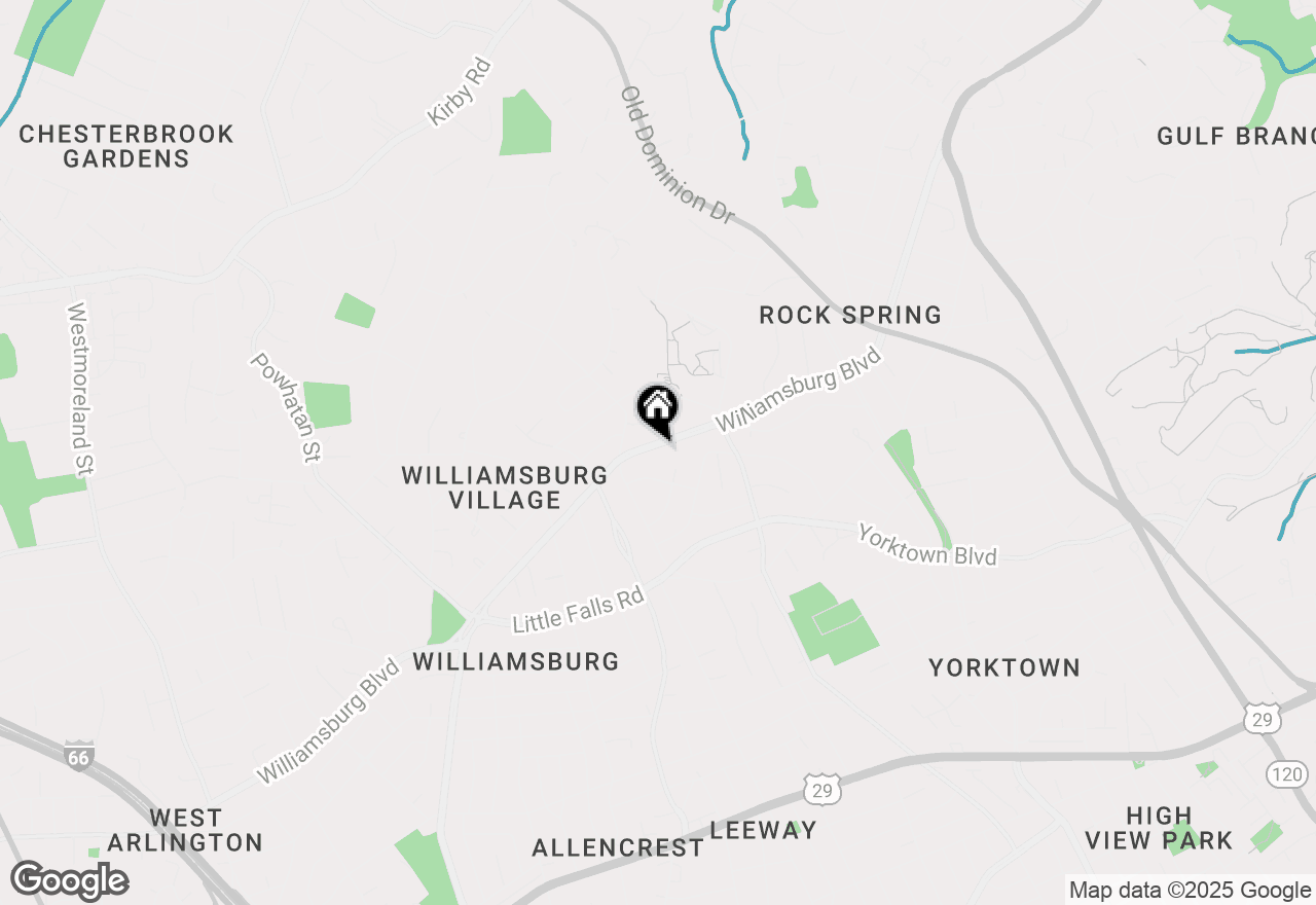 Map of 5612 Williamsburg Boulevard, Arlington, VA 22207