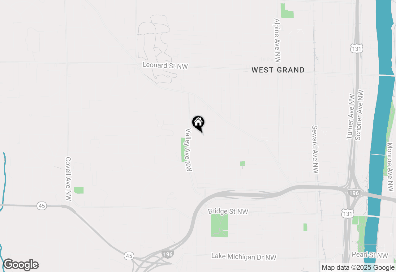 Map of 810 Van Buren Avenue Nw, Grand Rapids, MI 49504