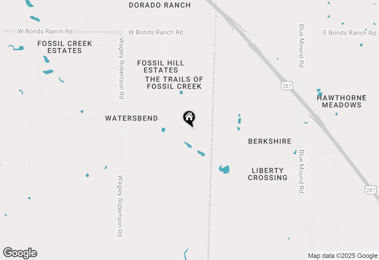 Map of 10012 Calcite Drive, Fort Worth, TX 76131