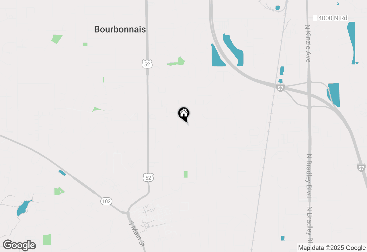 Map of 235 E John Casey Road, Bourbonnais, IL 60914