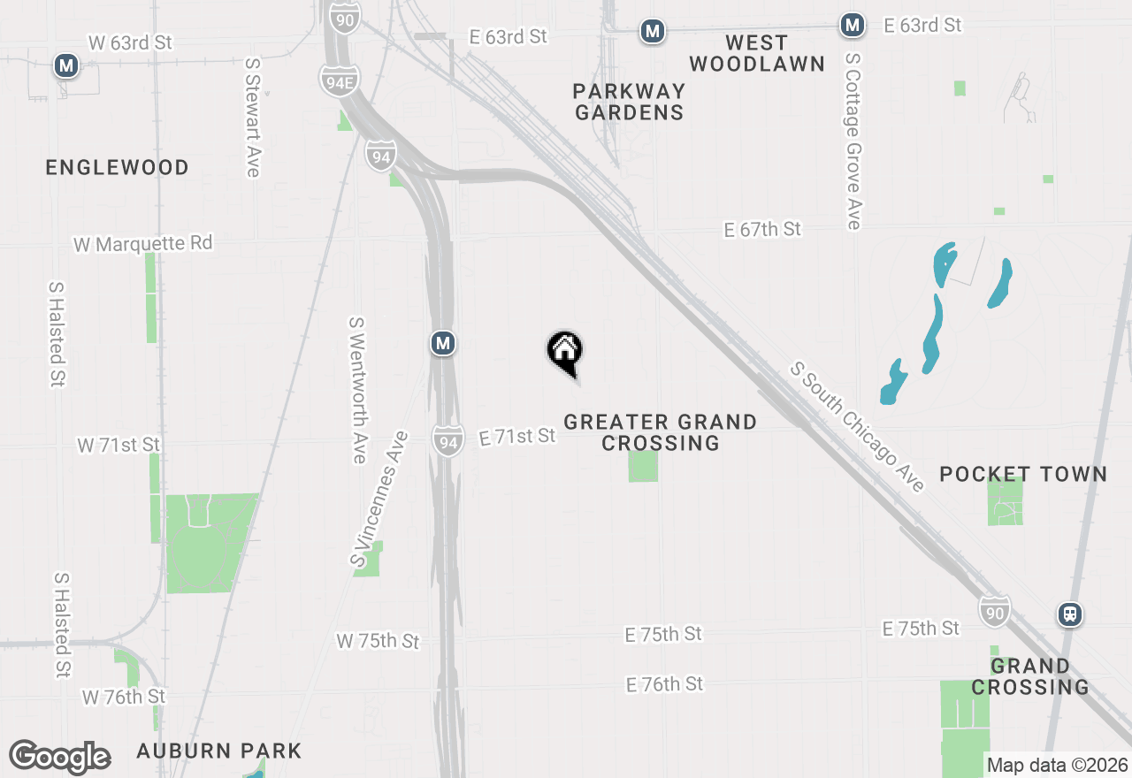 Map of 201 E 70th Street, Chicago, IL 60637