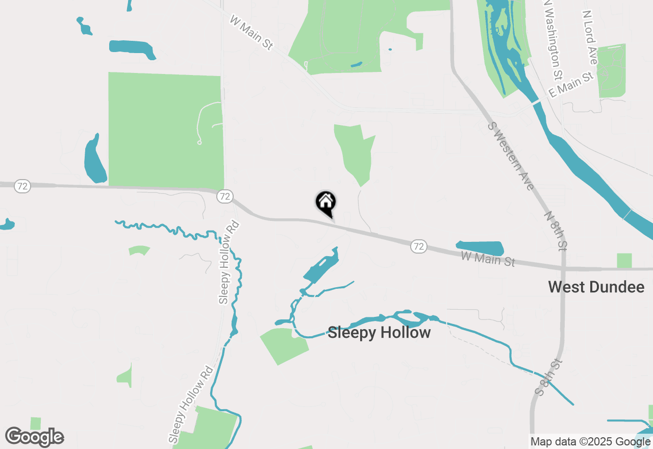 Map of 1716 W Main Street, Sleepy Hollow, IL 60118