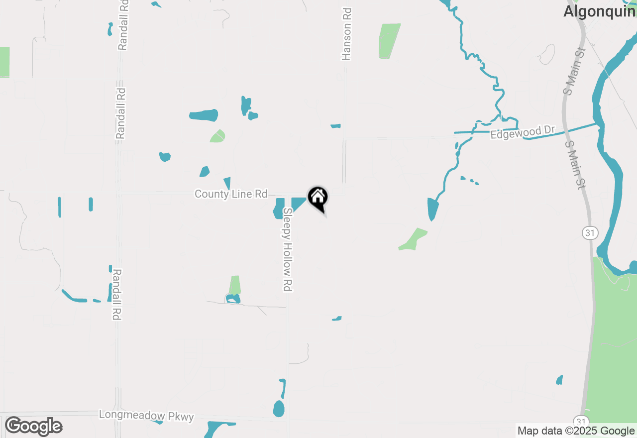 Map of 4 Dryden Court, Algonquin, IL 60102