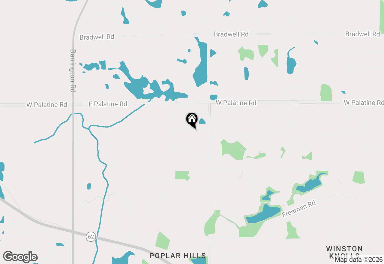 Map of 13 Chipping Campden Drive, South Barrington, IL 60010