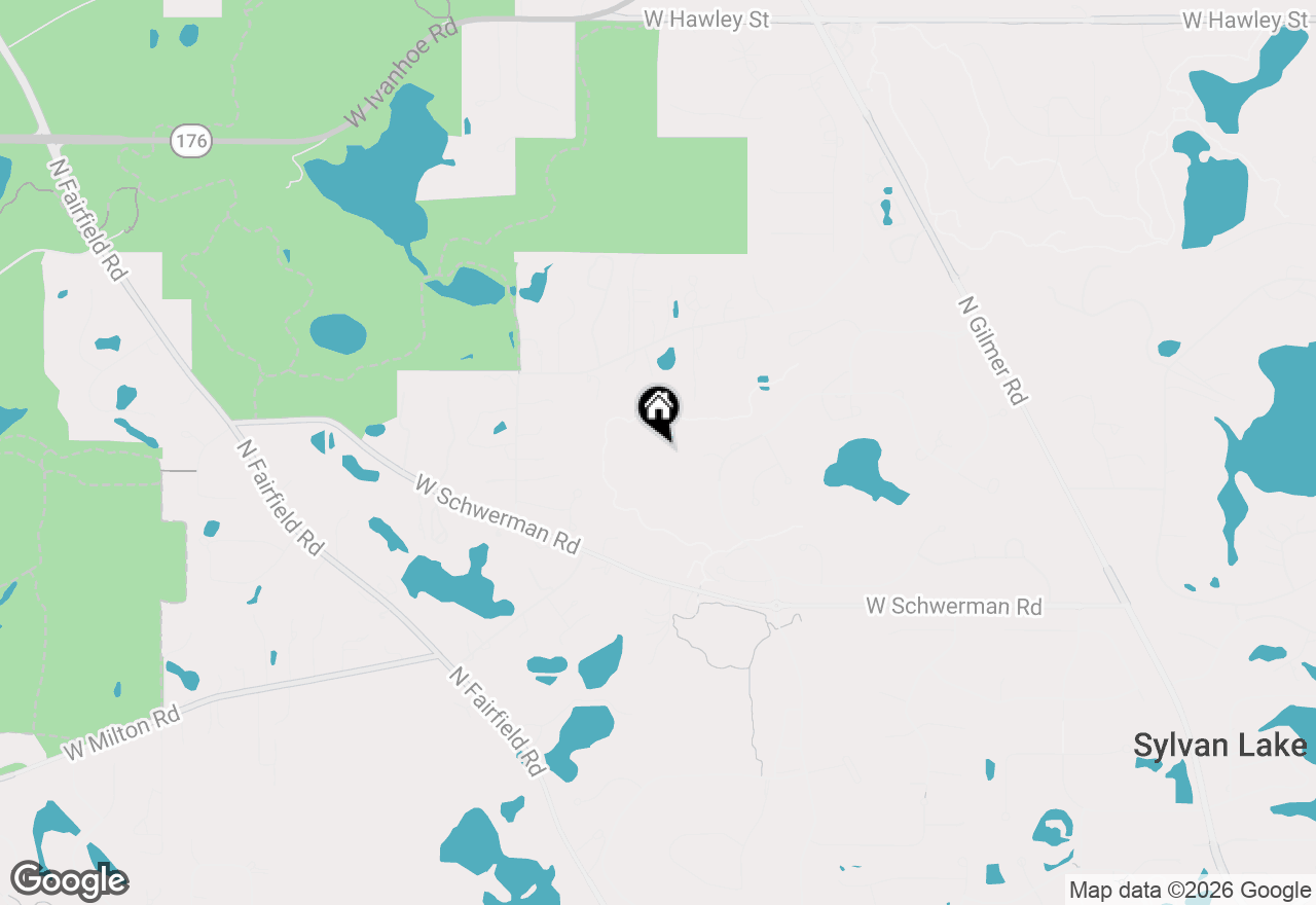 Map of 12 River Highlands Drive, Hawthorn Woods, IL 60047