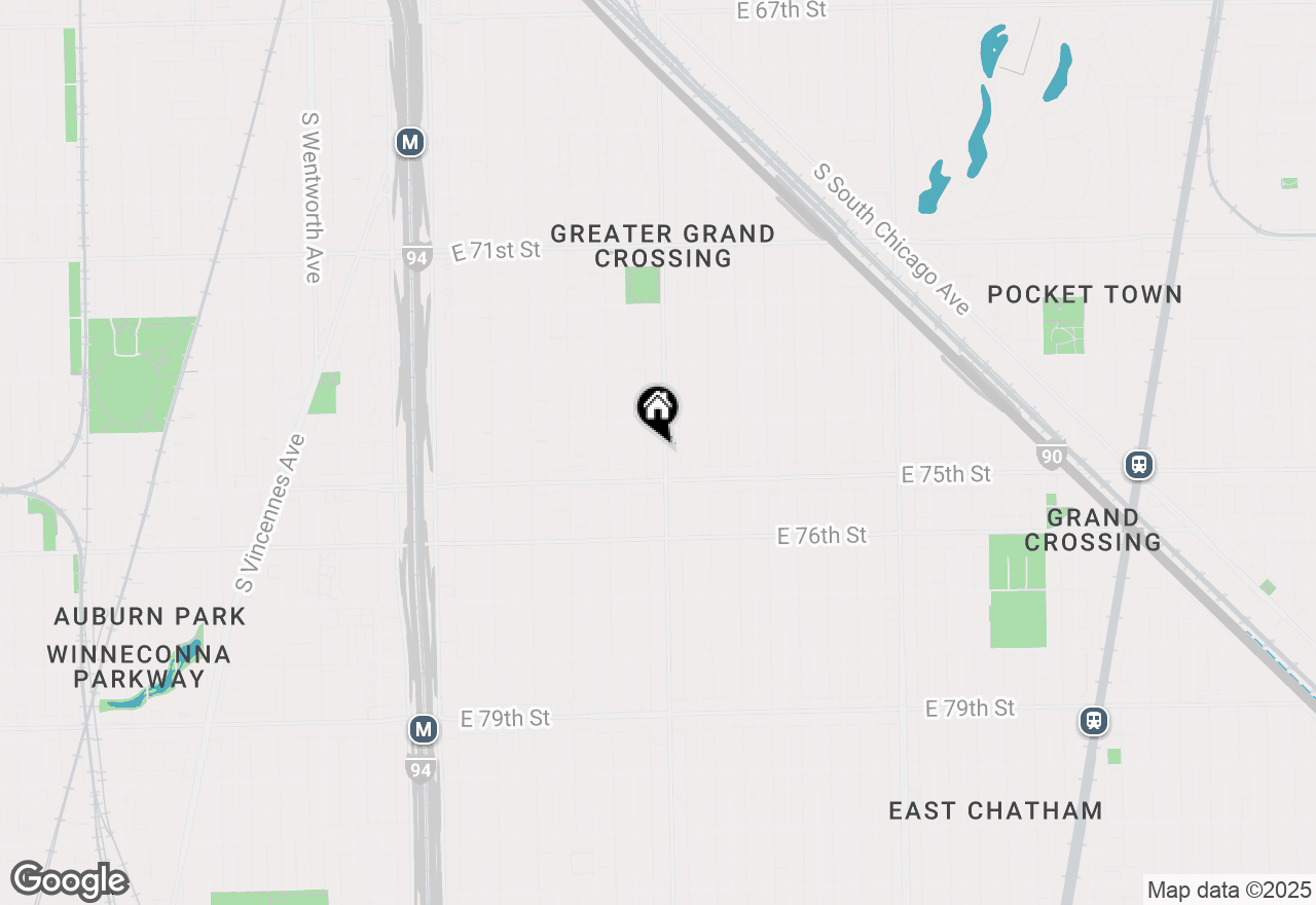 Map of 7430 S King Drive, Chicago, IL 60619