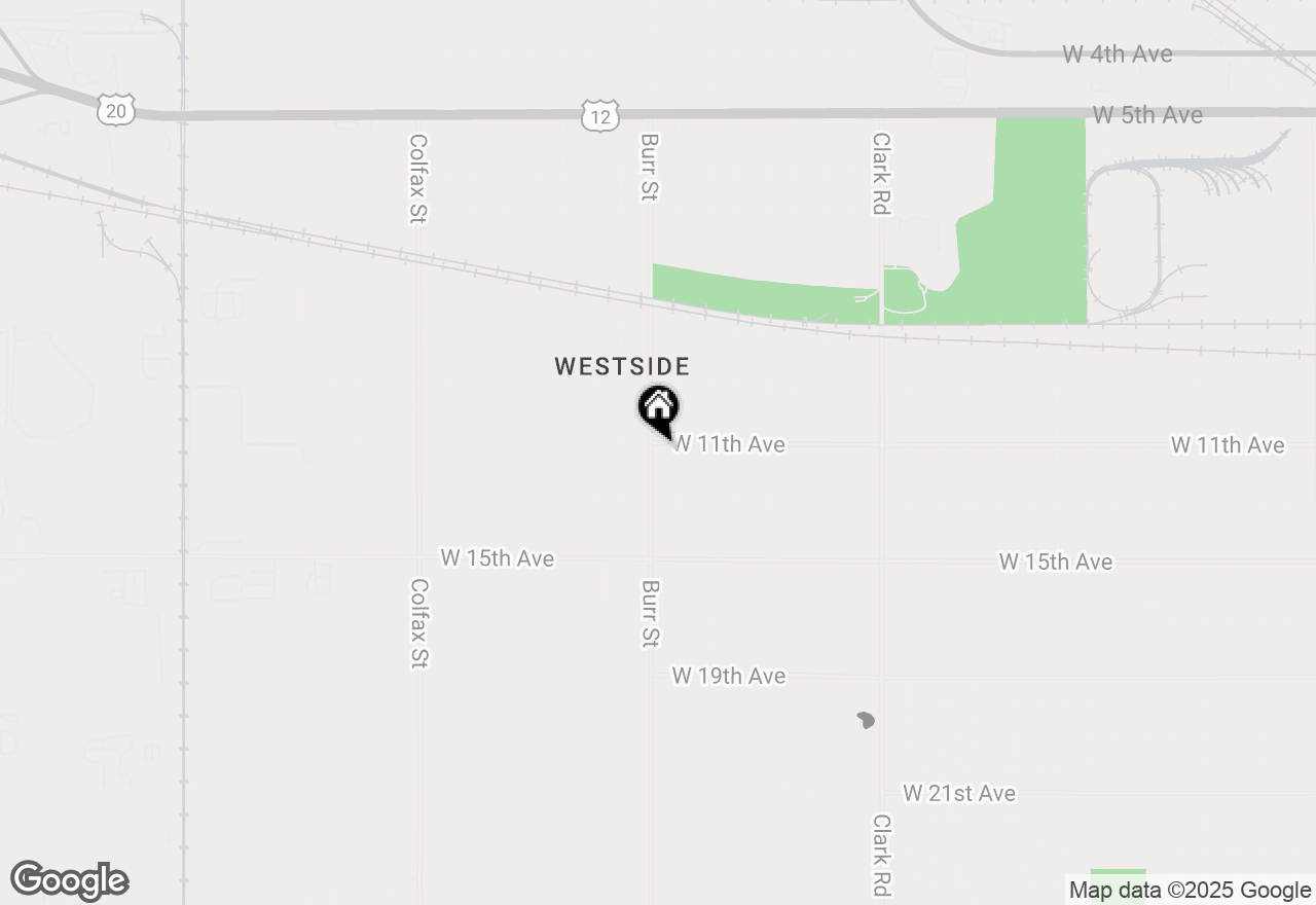 Map of 1111 Burr Street, Gary, IN 46406