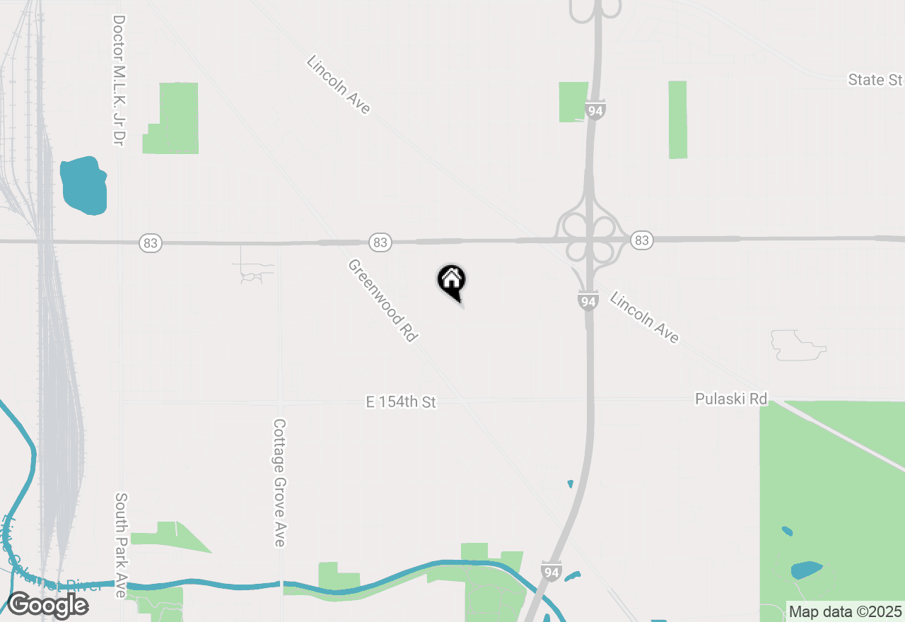 Map of 15134 Hastings Drive, Dolton, IL 60419