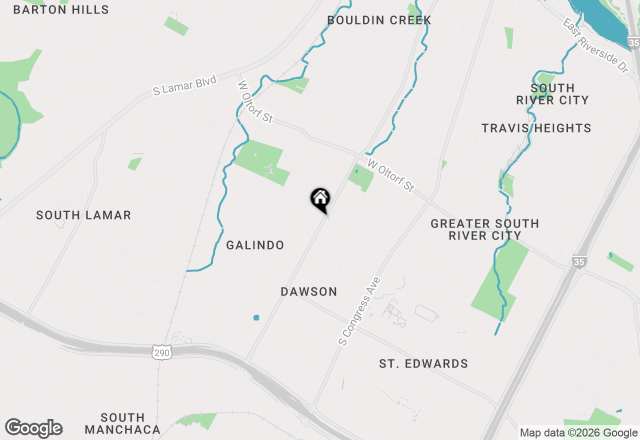 Map of 2708 S 1st St #205, Austin, TX 78704