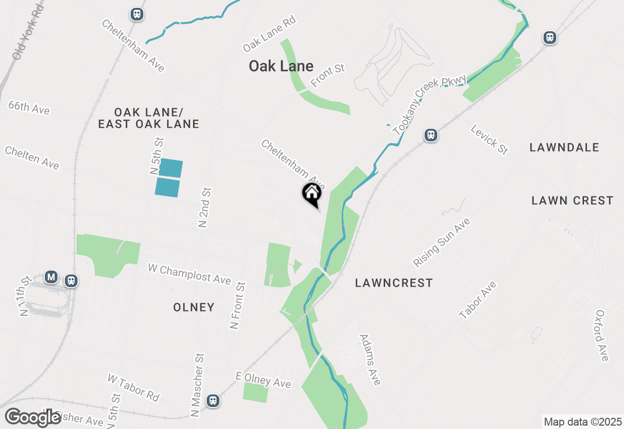 Map of 353 E Claremont Road, Philadelphia, PA 19120