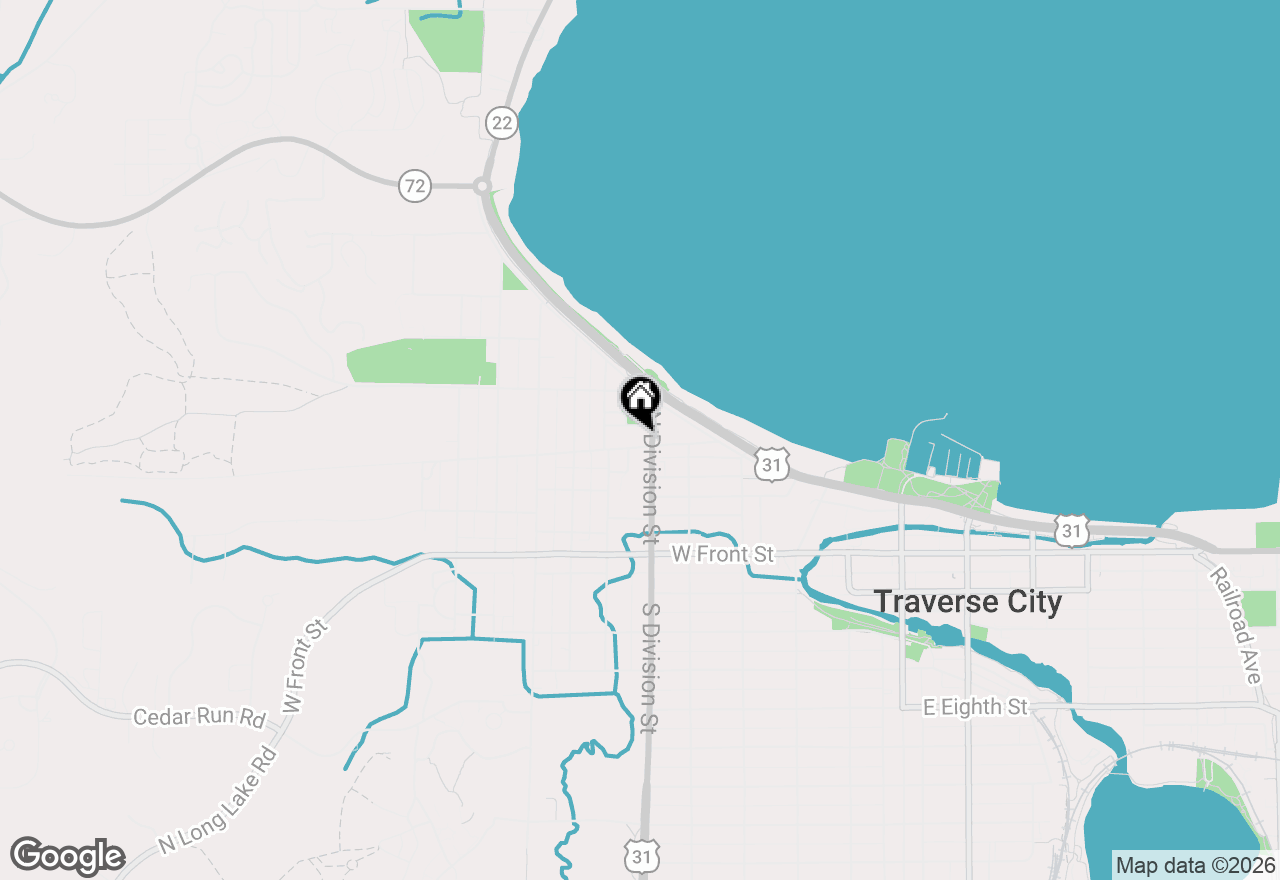 Map of 708 Randolph Street #310, Traverse City, MI 49684