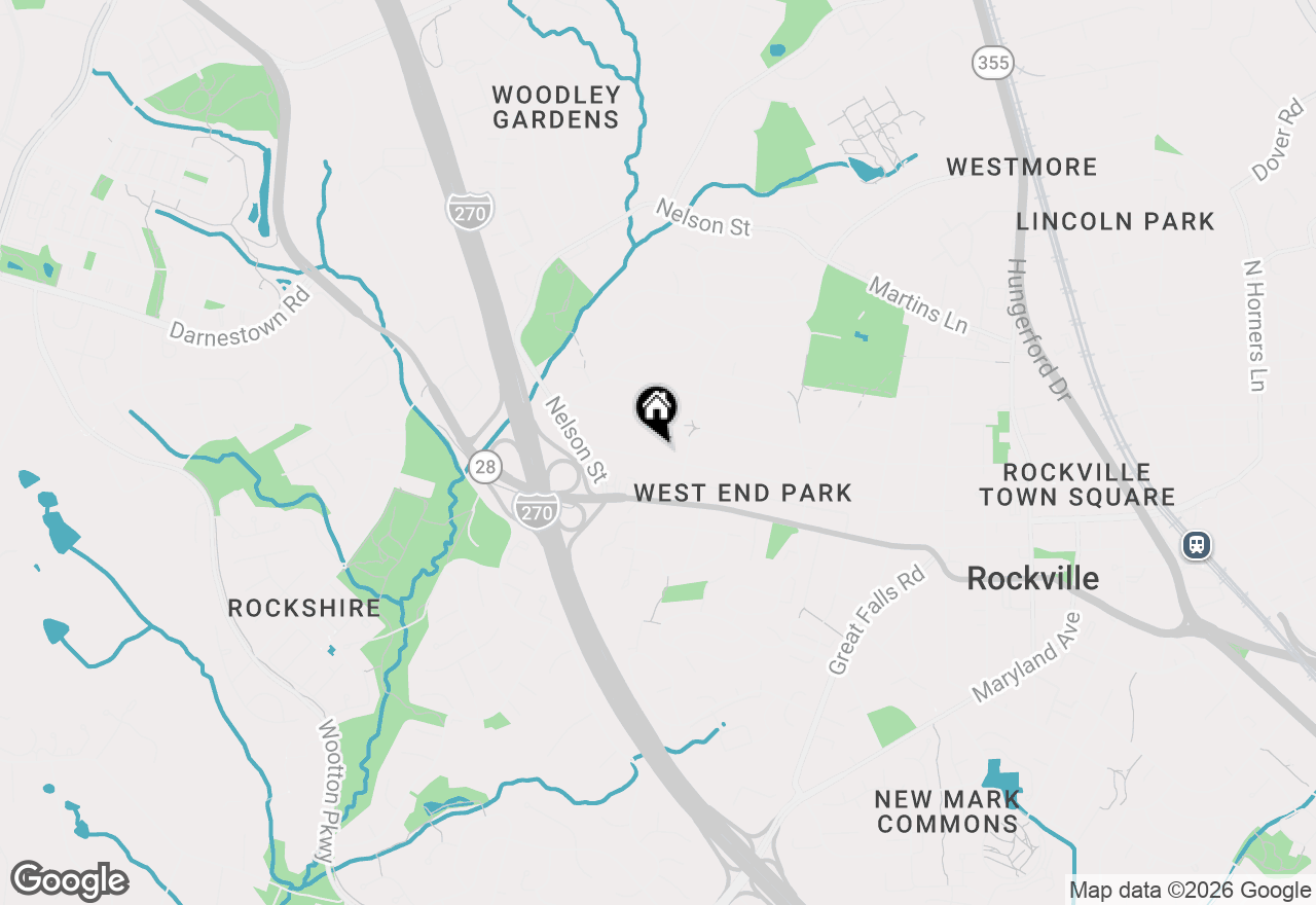 Map of 713 Anderson Avenue, Rockville, MD 20850