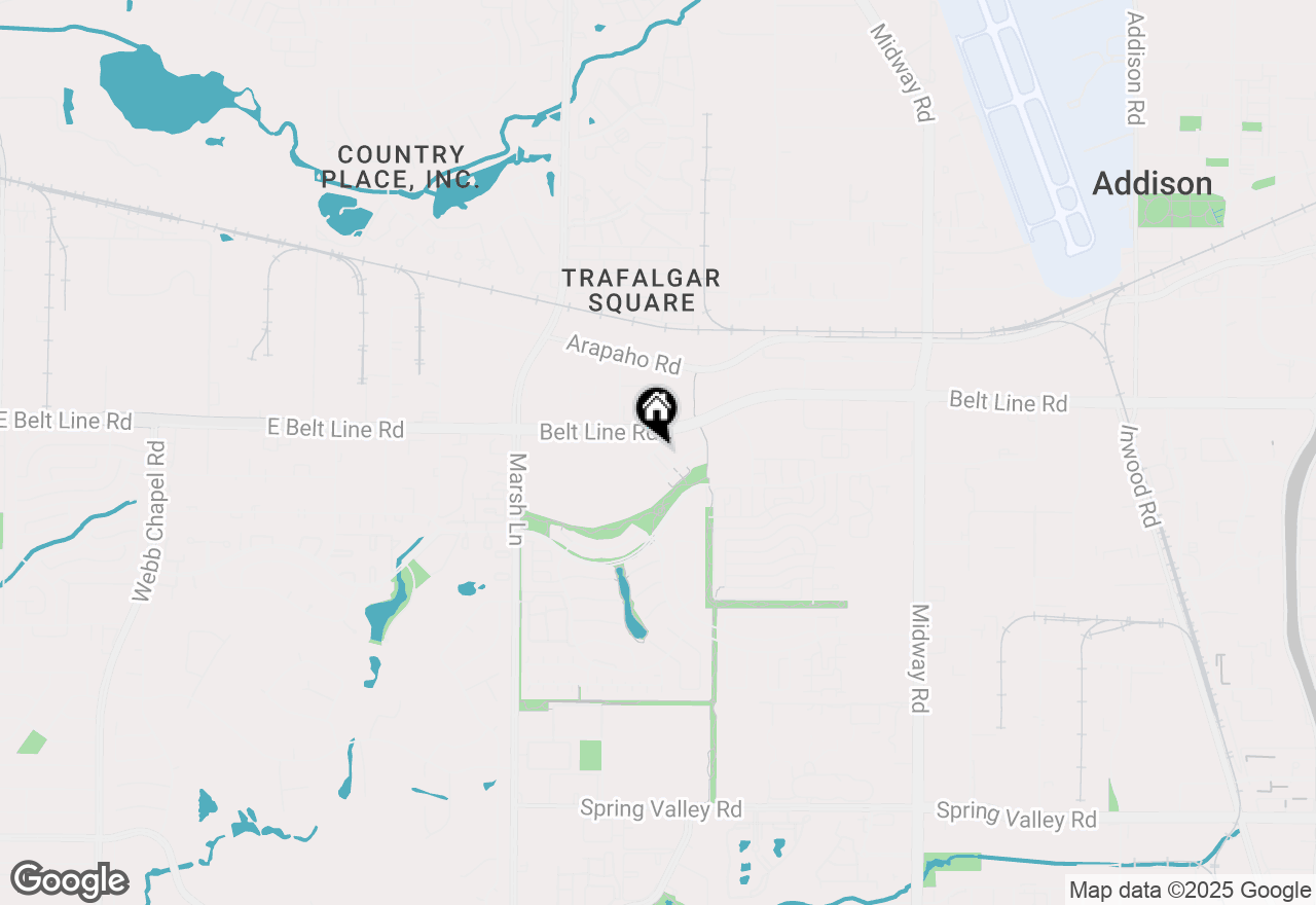 Map of 3880 Everwood Lane, Addison, TX 75001