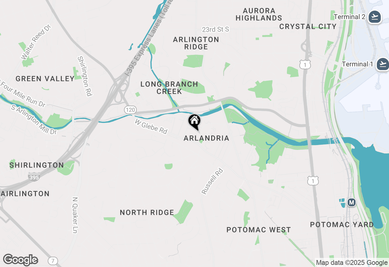 Map of 3836 Brighton Court, Alexandria, VA 22305