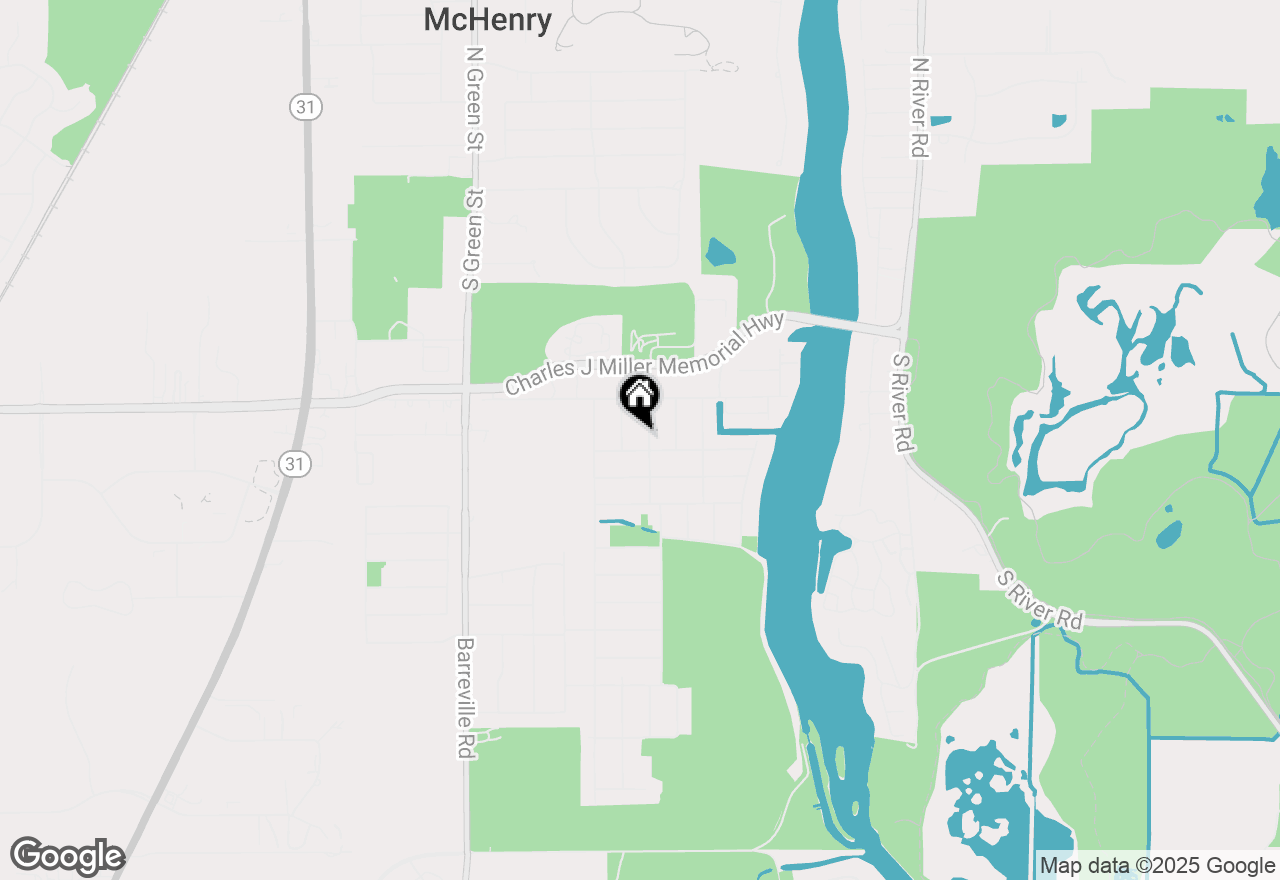 Map of 613 S Broadway Street, Mchenry, IL 60050