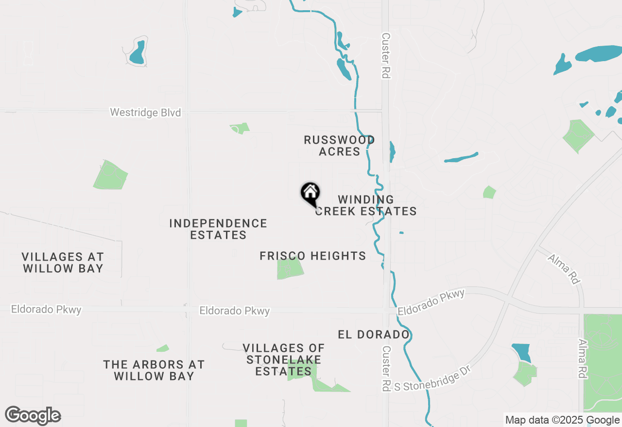 Map of 15572 Western Trail, Frisco, TX 75035