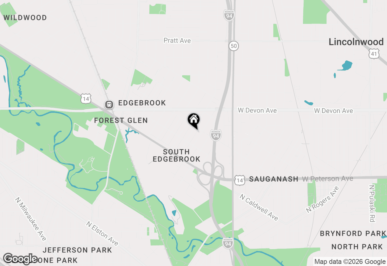 Map of 6239 N Lenox Avenue, Chicago, IL 60646