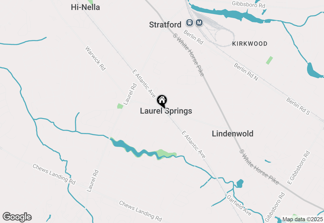 Map of 825 W Atlantic Avenue, Laurel Springs, NJ 08021