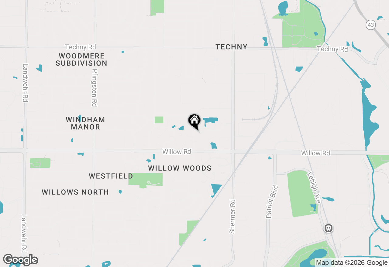 Map of 2417 Salceda Drive, Northbrook, IL 60062