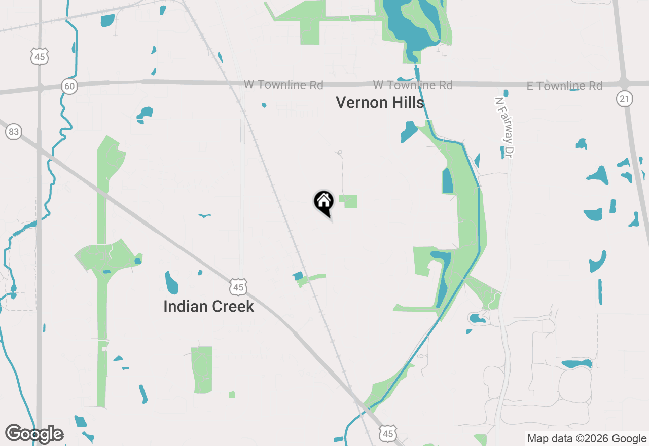 Map of 217 Atlantic Drive, Vernon Hills, IL 60061