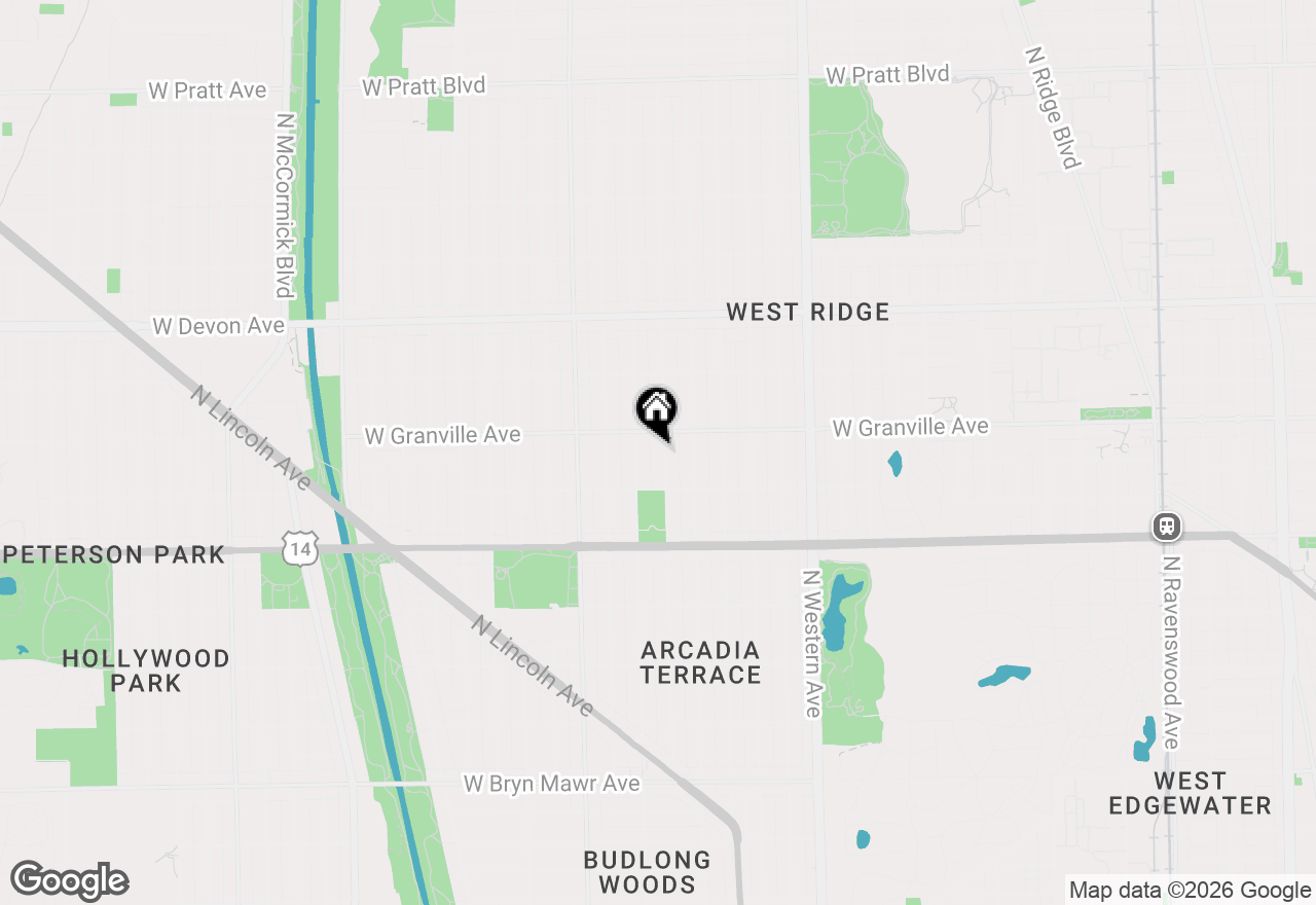 Map of 6136 N Talman Avenue, Chicago, IL 60659