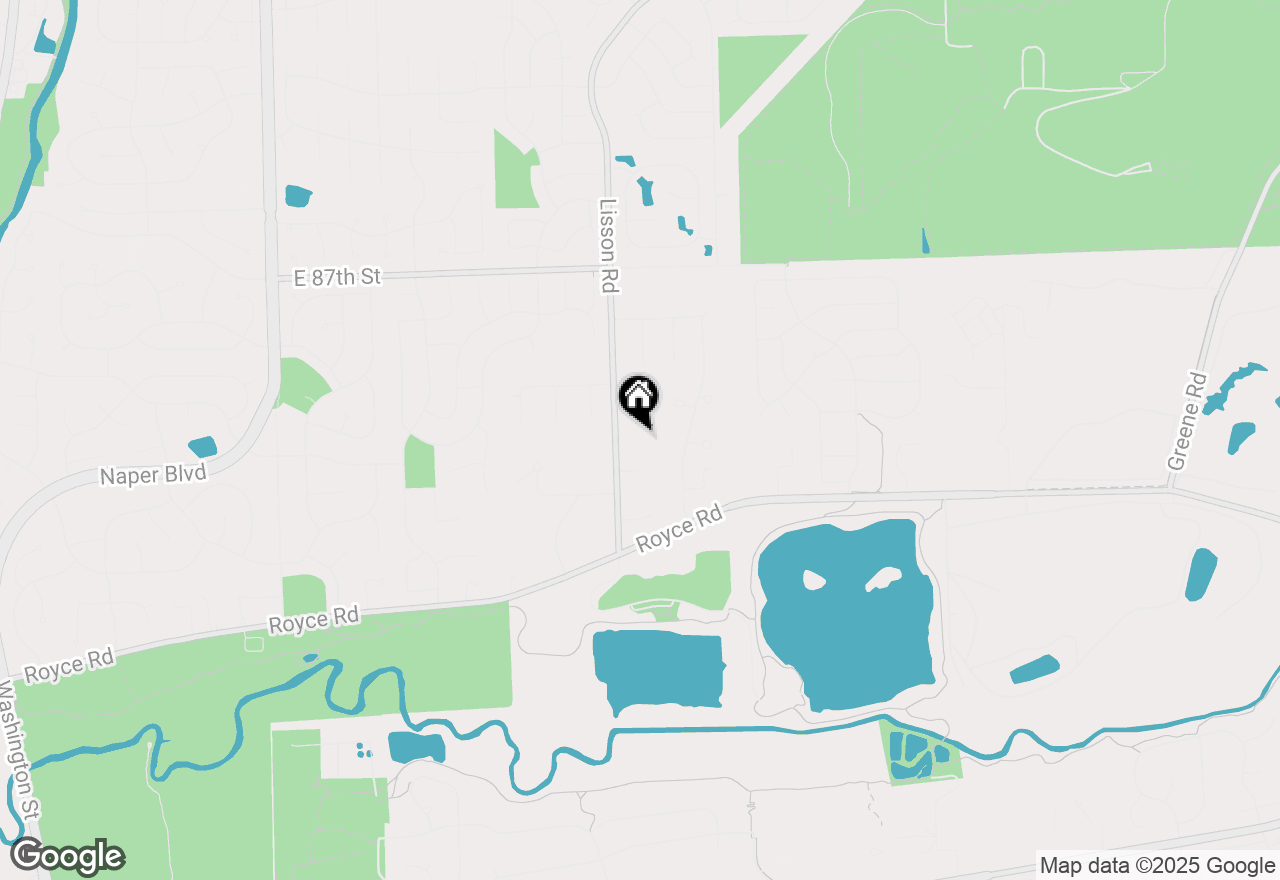 Map of 2340 Lisson Road, Naperville, IL 60565