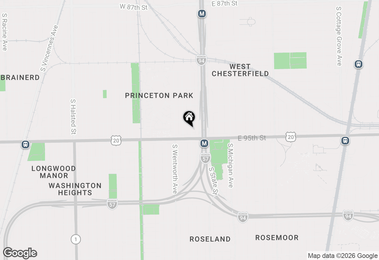 Map of 9428 S Perry Avenue, Chicago, IL 60620