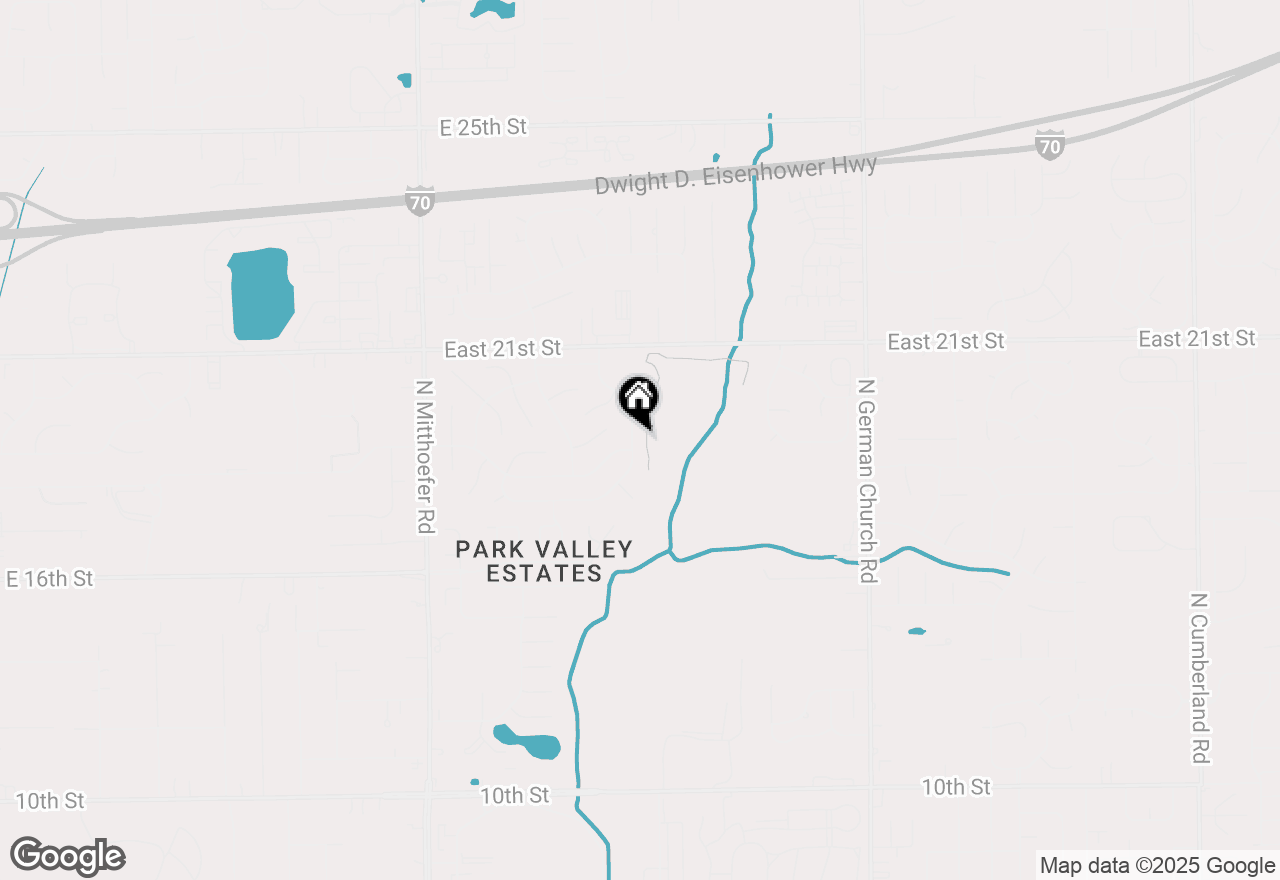 Map of 1849 Rockford Road, Indianapolis, IN 46229