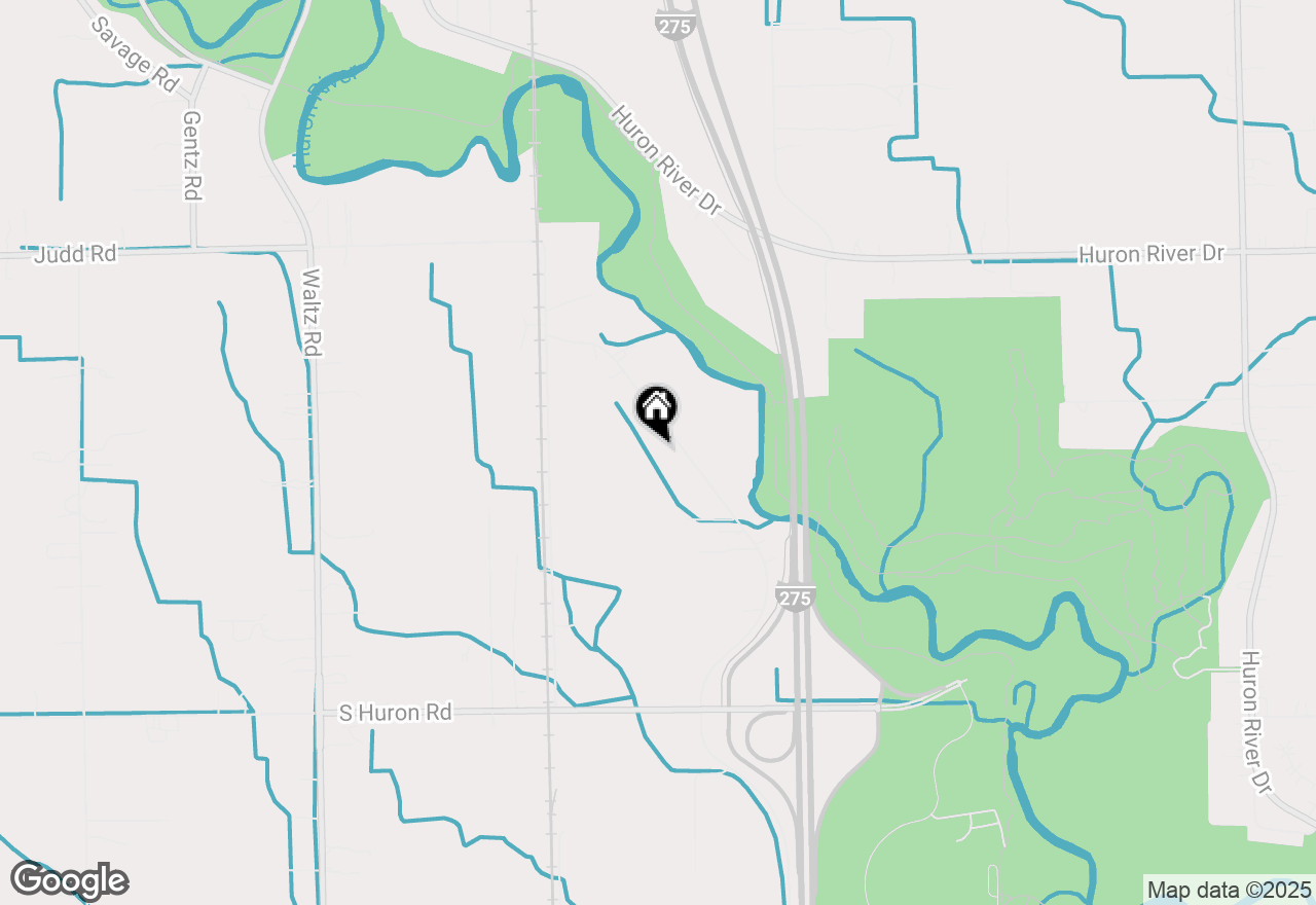 Map of 22128 Bell Road, New Boston, MI 48164