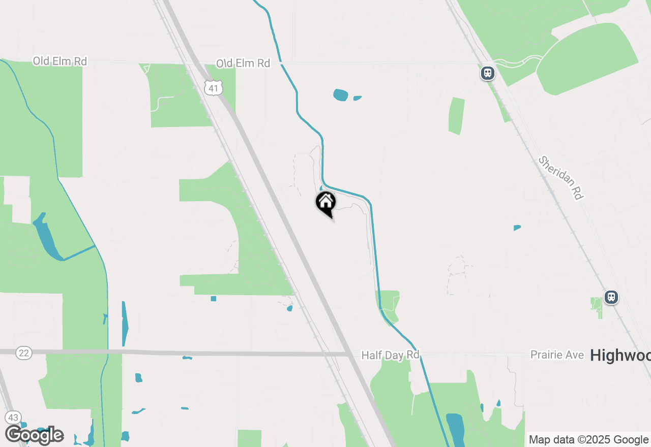 Map of 3025 Parkside Drive, Highland Park, IL 60035