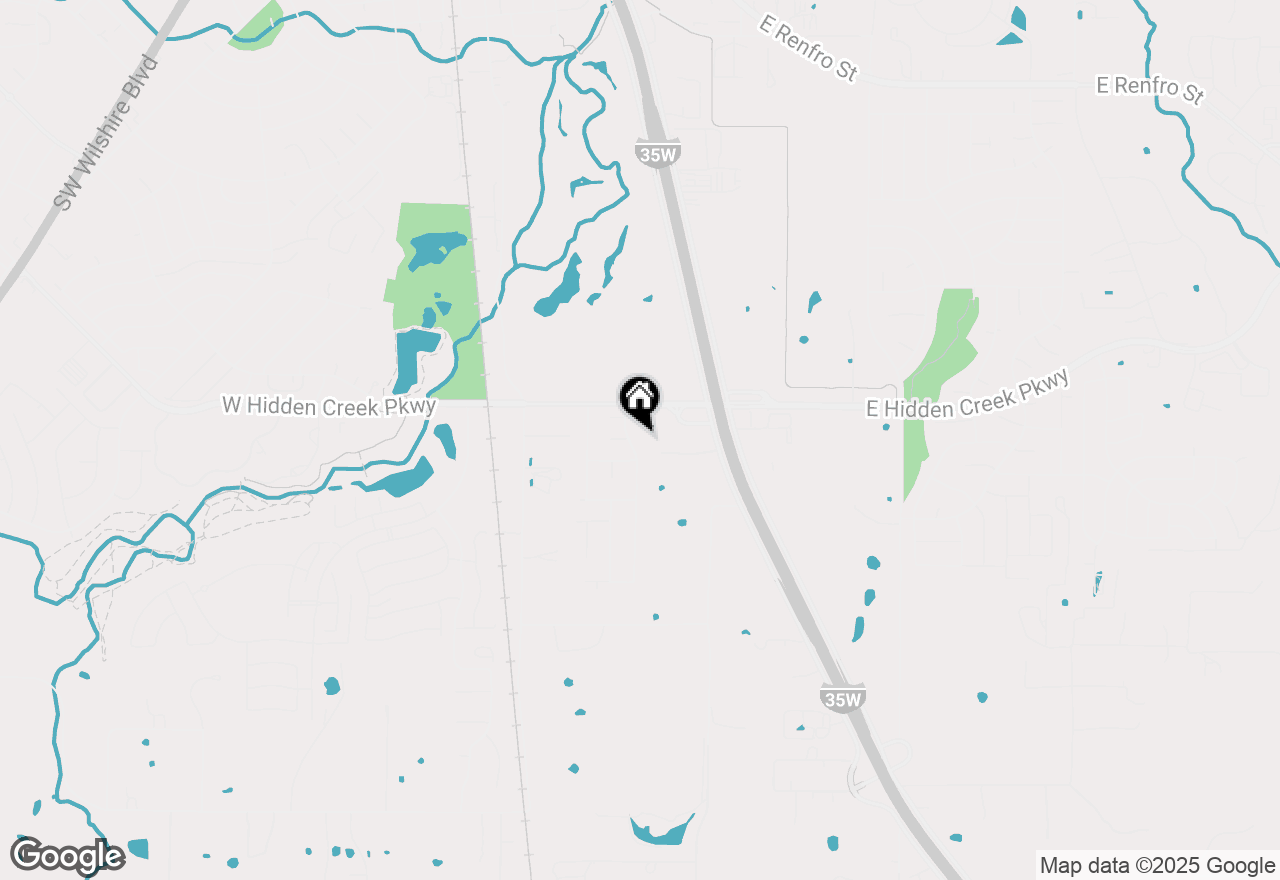 Map of 923 Hidden Lake Drive, Burleson, TX 76028