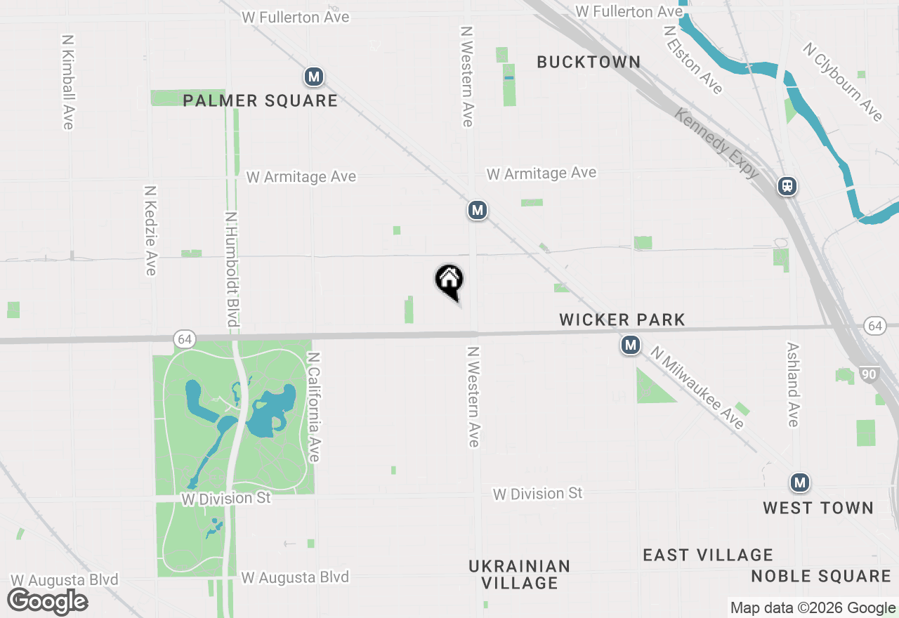 Map of 1636 N Artesian Avenue, Chicago, IL 60647