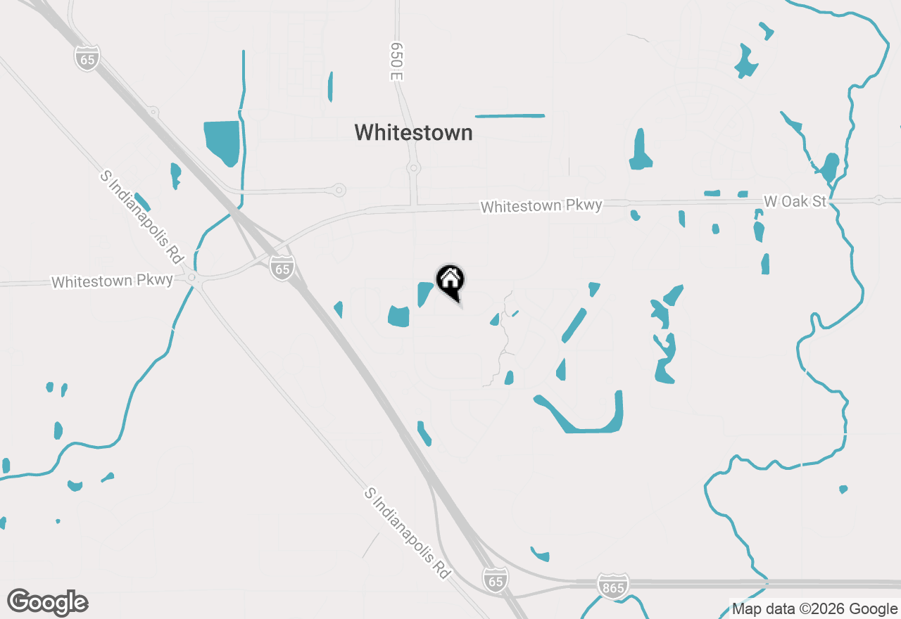 Map of 6264 Saddletree Drive, Zionsville, IN 46077