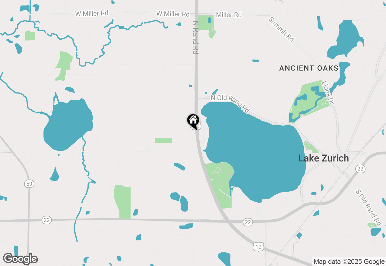 Map of (Address confidential), Lake Zurich, Illinois 60047