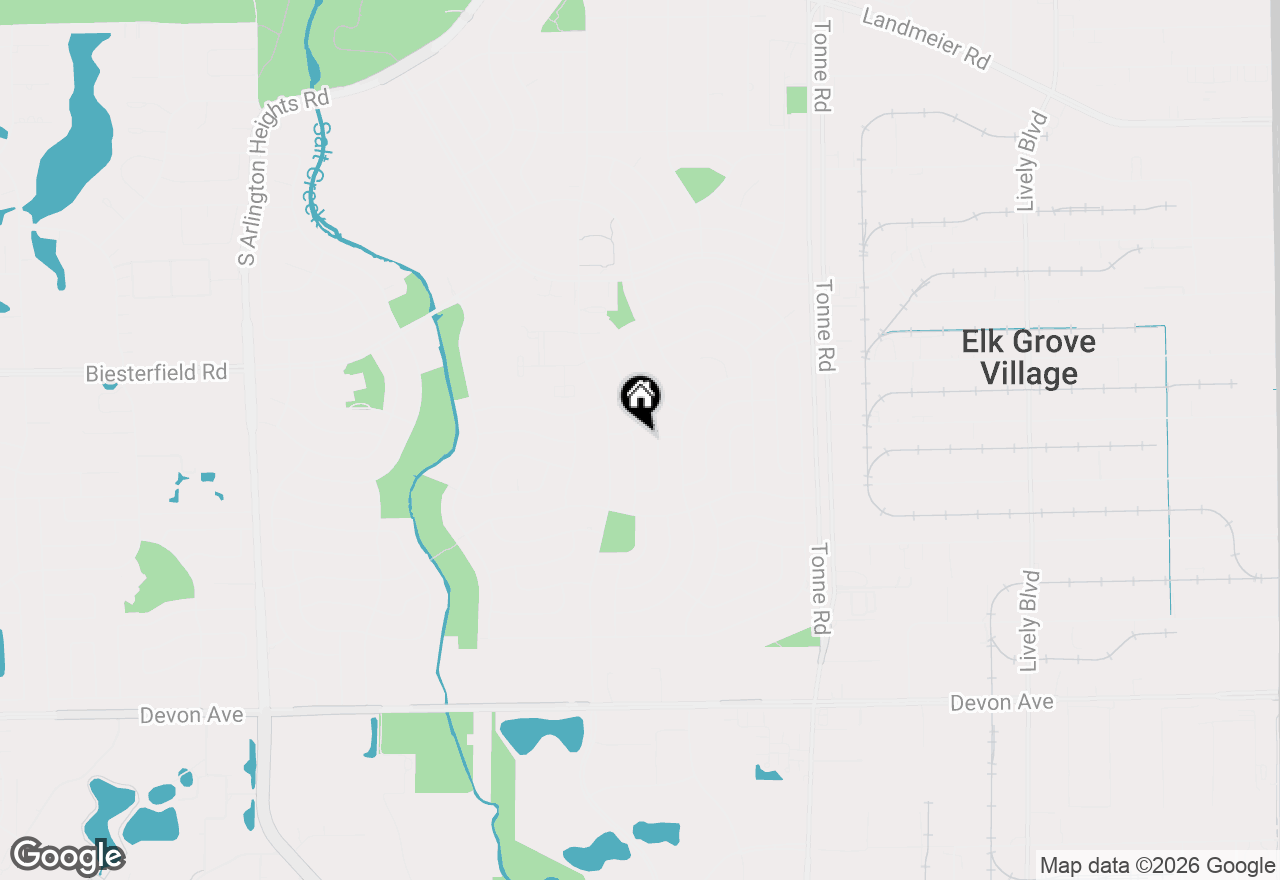 Map of 1059 Hickory Lane, Elk Grove Village, IL 60007