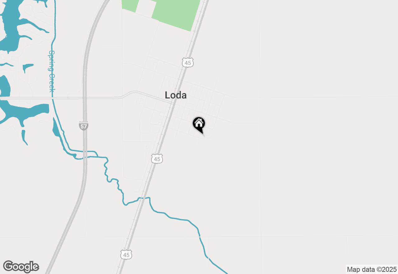 Map of 307 S Elm Street, Loda, IL 60948
