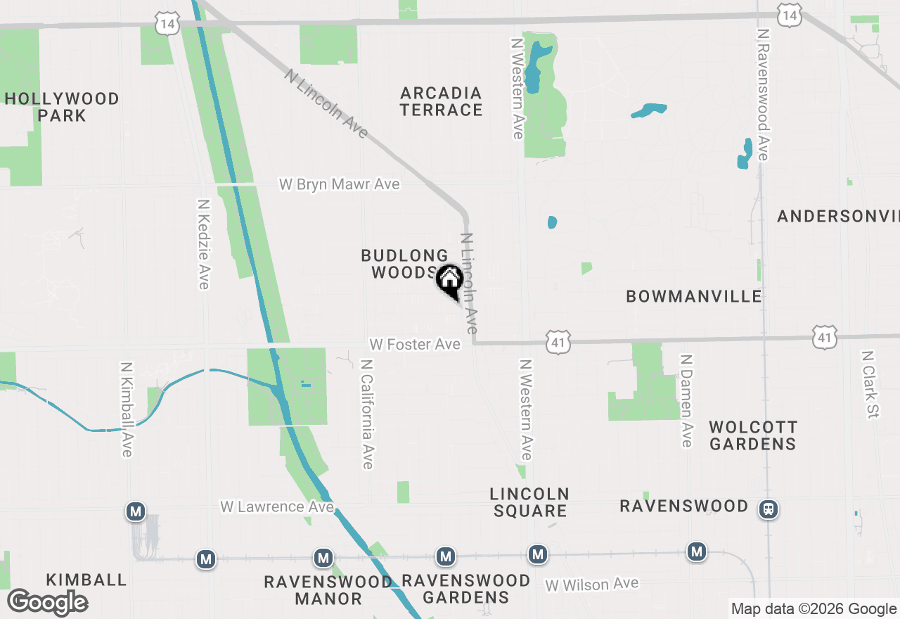 Map of 5253 N Rockwell Street #3, Chicago, IL 60625