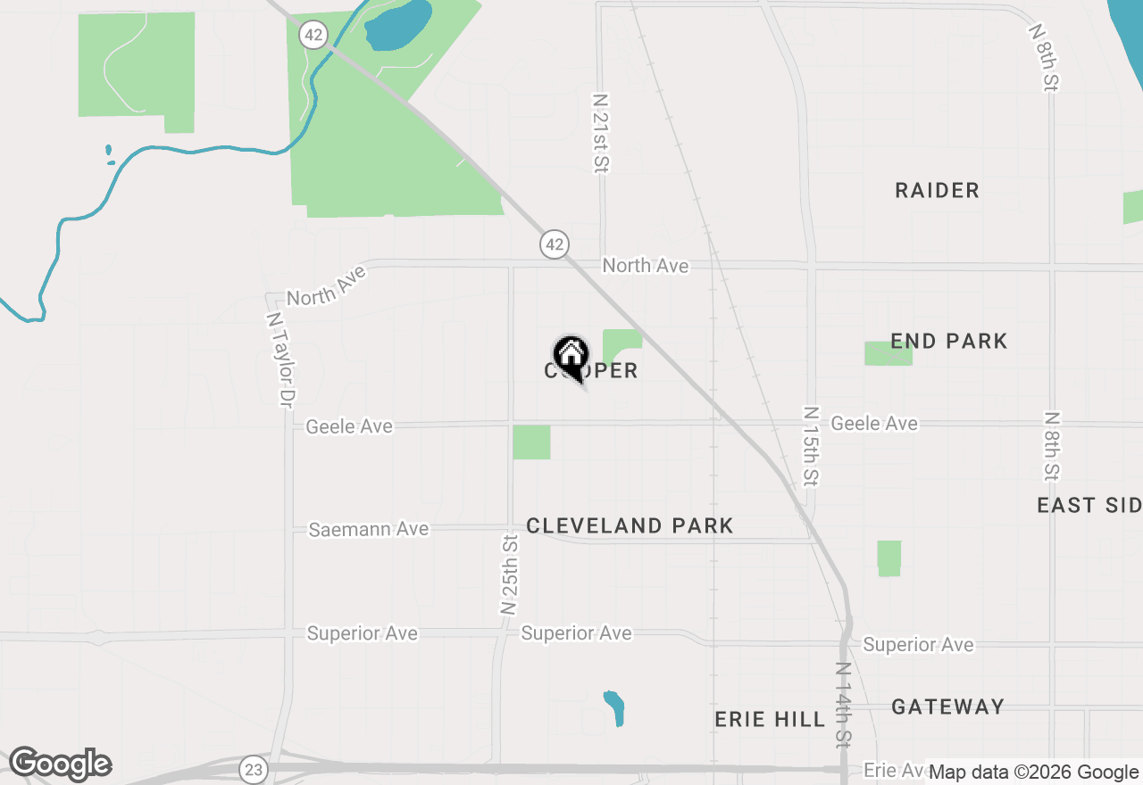 Map of 2235 N 23rd St, Sheboygan, WI 53083