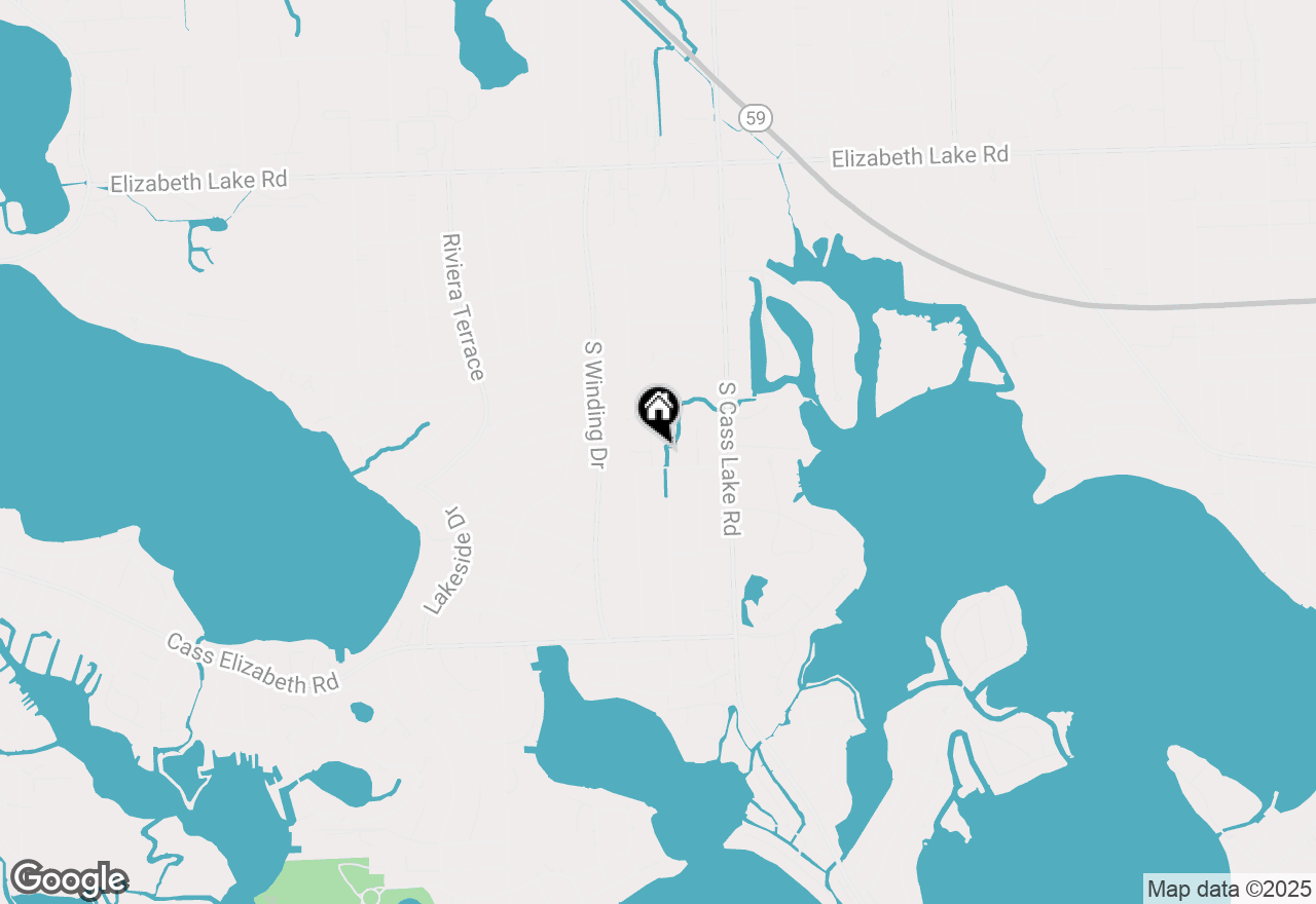 Map of 546 Lake Village Avenue, Waterford, MI 48328