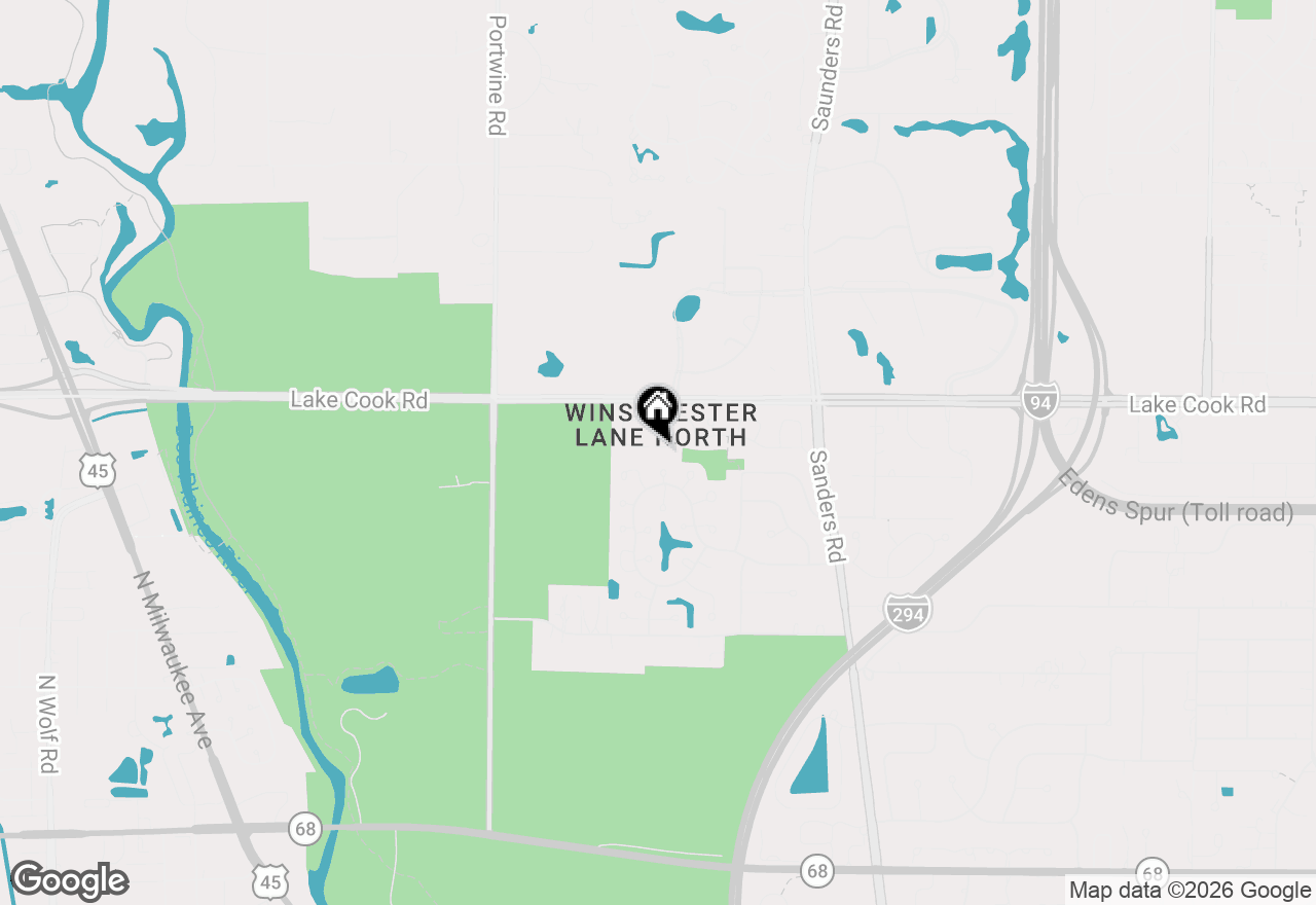 Map of 61 Caribou Crossing, Northbrook, IL 60062