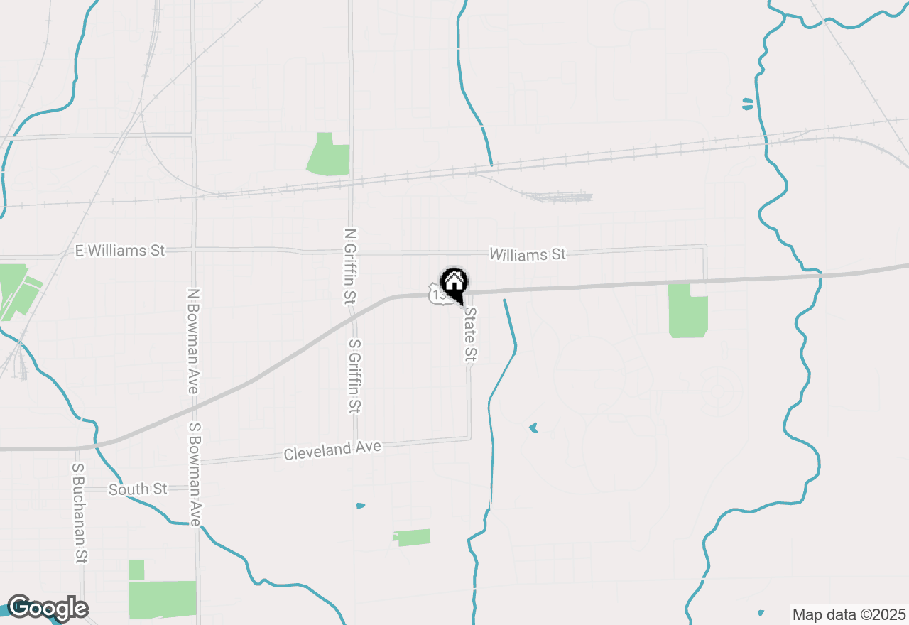 Map of 1 Grace Street, Danville, IL 61832