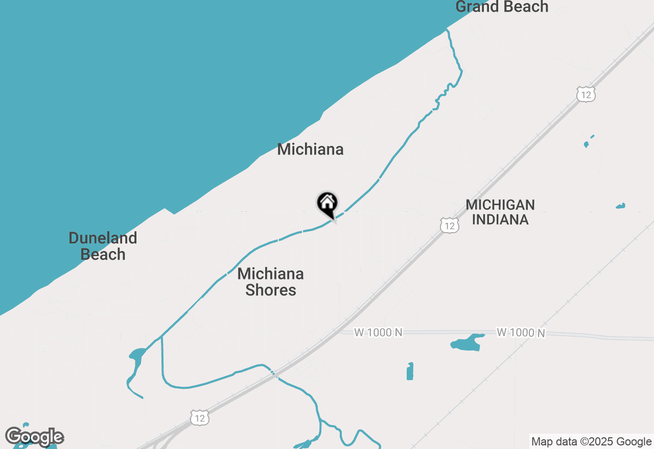 Map of 3938 Brookside Drive, Michiana Shores, IN 46360