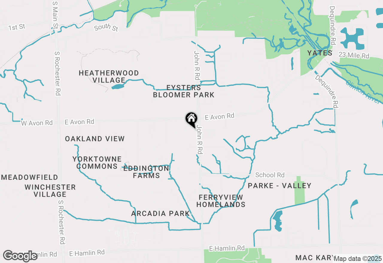 Map of 959 Pine Trail Drive, Rochester Hills, MI 48307