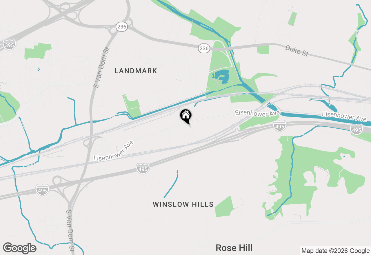 Map of 4850 Eisenhower Avenue #116, Alexandria, VA 22304