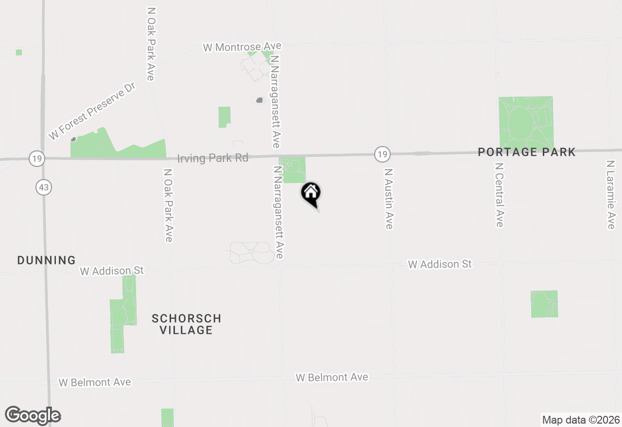 Map of 6251 W Grace Street, Chicago, IL 60634