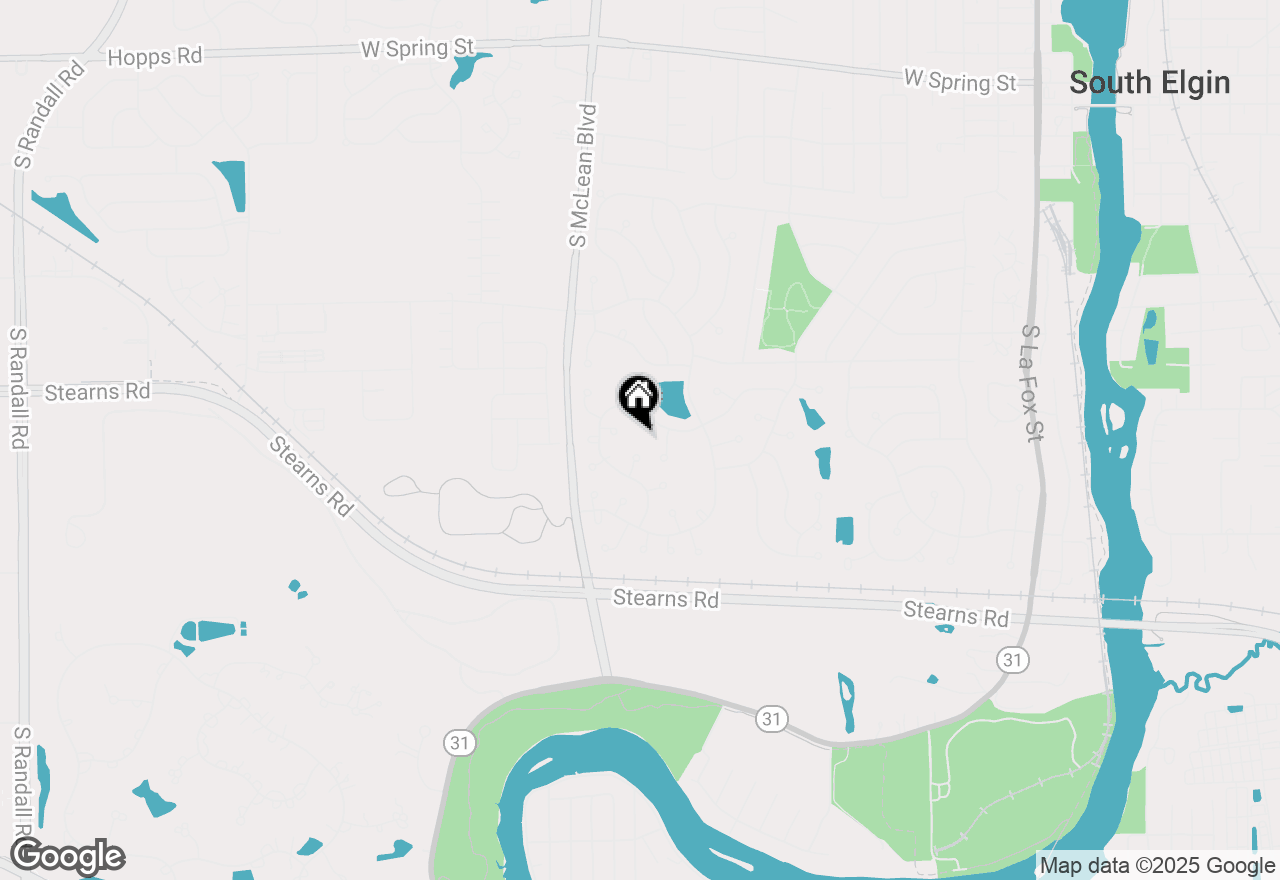 Map of 9 Cobbler Court, South Elgin, IL 60177