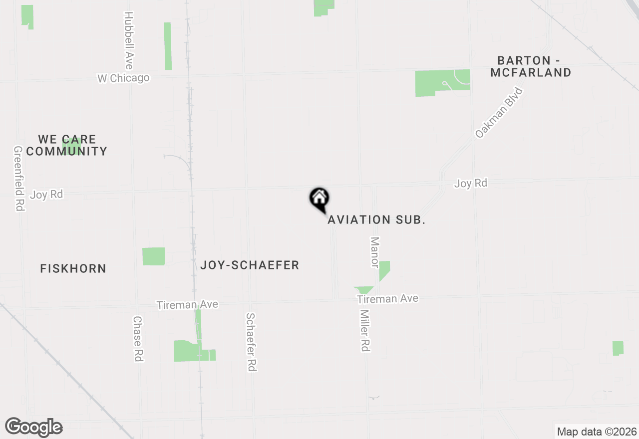 Map of 12950 Mackenzie Street, Detroit, MI 48228