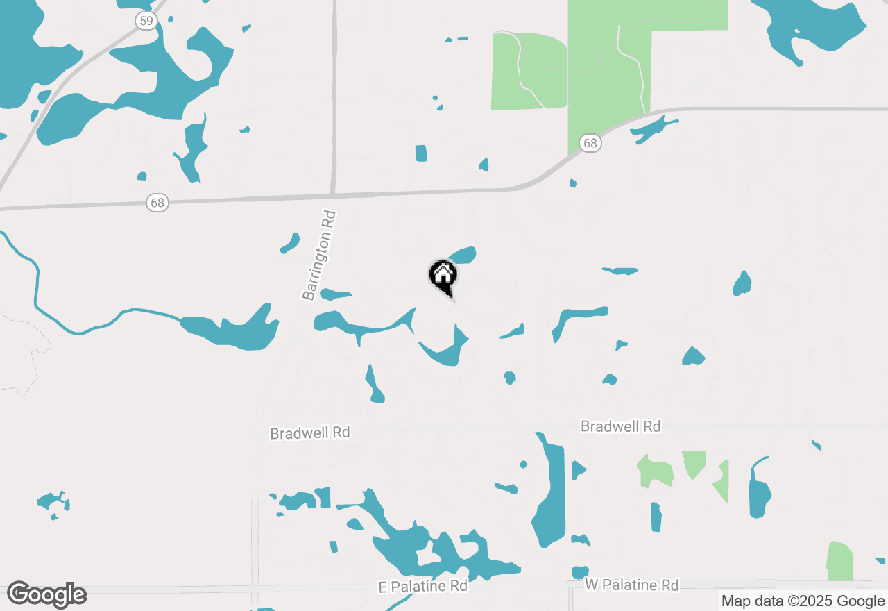 Map of 1355 Macalpin Drive, Inverness, IL 60010