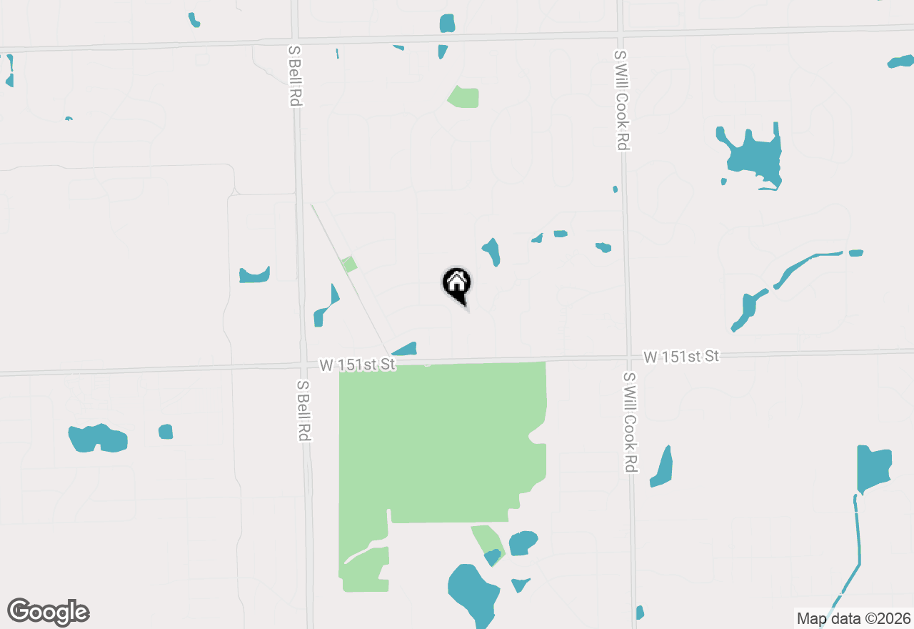 Map of 14955 Wingate Drive, Homer Glen, IL 60491